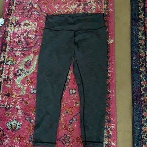 Grey 7/8 length lululemon leggings